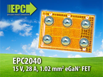 Efficient Power Conversion (EPC) Introduces eGaN Power Transistor Enabling Superior Resolution in Augmented Reality and Autonomous Vehicle Applications